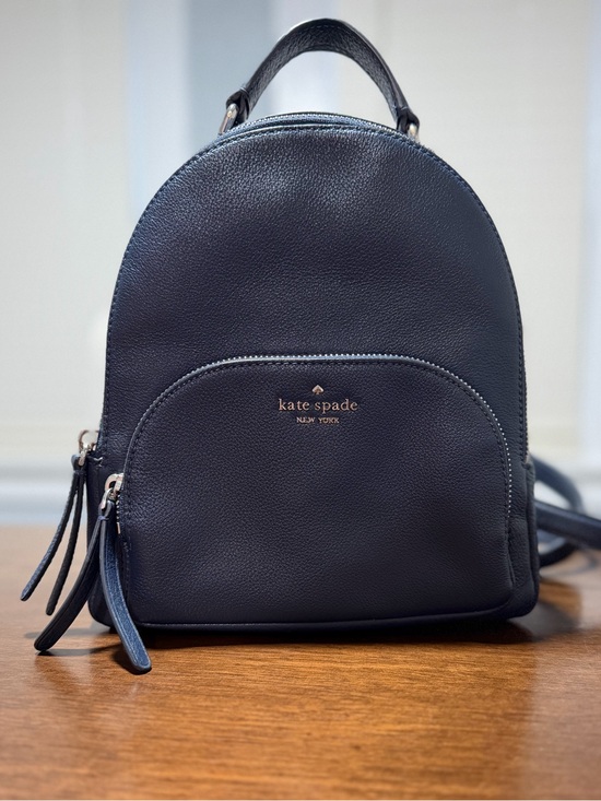 kate spade Handbags - Kate Spade New York Navy BlueLeather Small Backpack